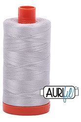 Aurifil Mako 50wt Cotton 1300 m 1422 yd. spool - 2615 Aluminium